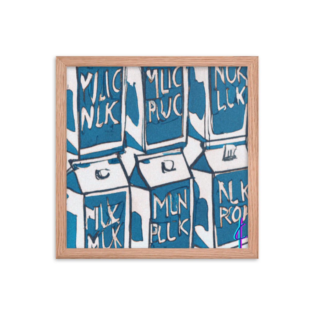 Milk 004 Framed Poster