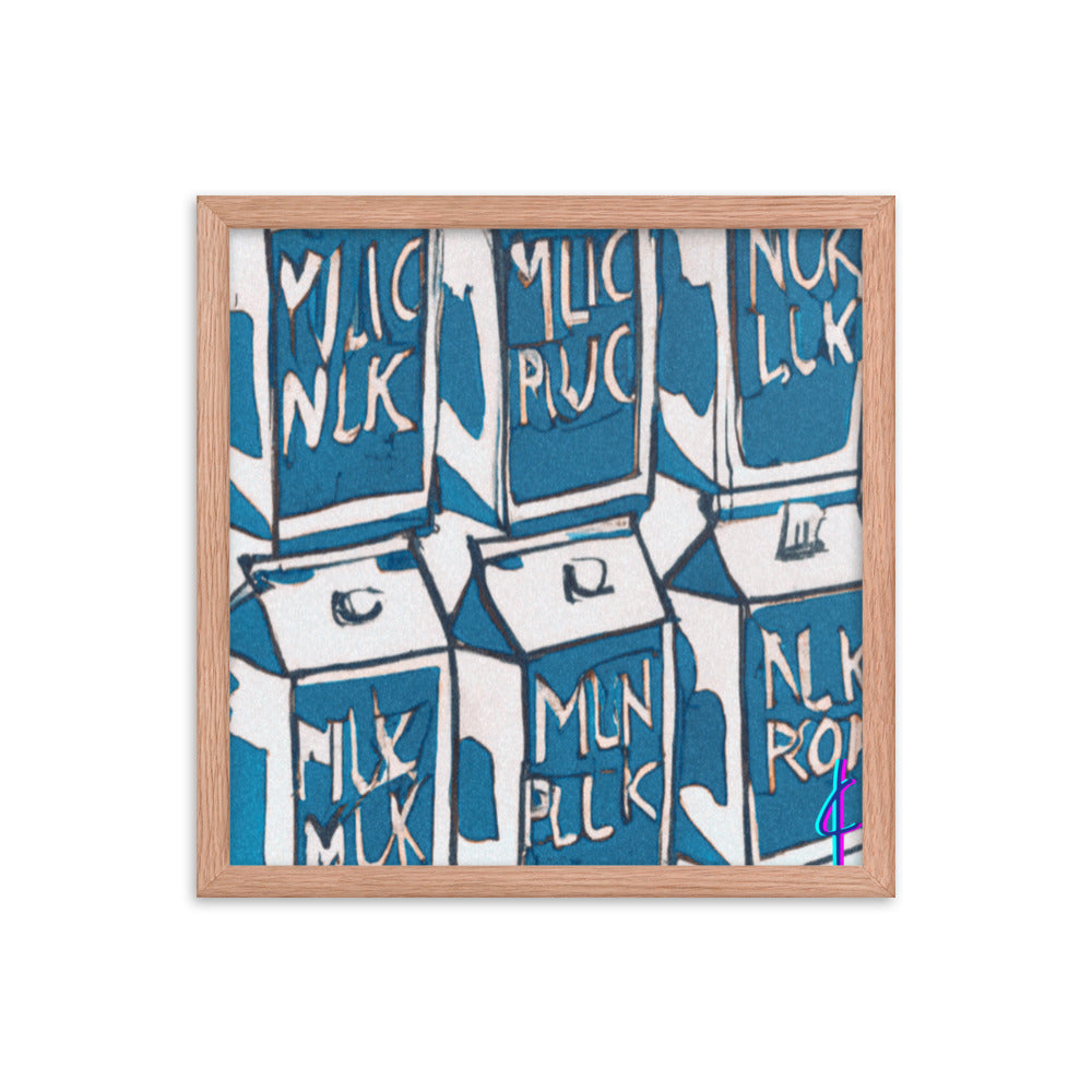 Milk 004 Framed Poster